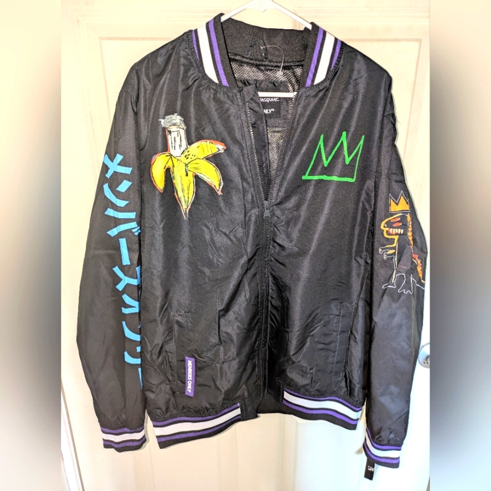 New Jean Michel Basquiat × Members Only Jacket Size Medium